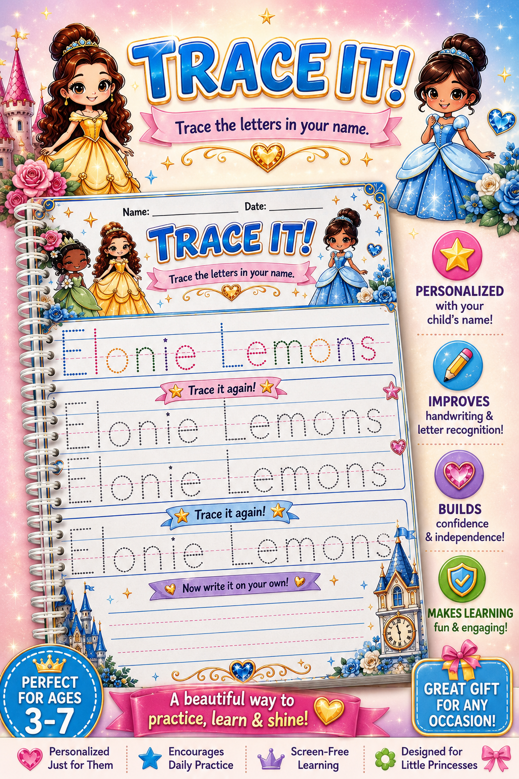 Princess Themed  Busy Book